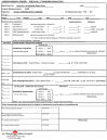 Figure 2. Standardized Pre-B ALL Standard Induction order form.