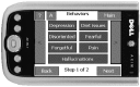 Figure 3. Patient’s behavior list items in 12-point font size.