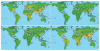 FIGURE SA-15. Global distribution of relative risk of an emerging infectious disease (EID) event.