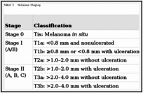 TABLE 3. Melanoma Staging.