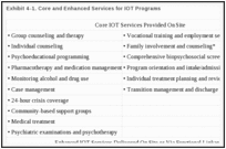 Exhibit 4-1. Core and Enhanced Services for IOT Programs.