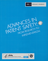 Cover of Advances in Patient Safety: From Research to Implementation (Volume 1: Research Findings)