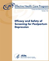 Cover of Efficacy and Safety of Screening for Postpartum Depression