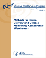 Cover of Methods for Insulin Delivery and Glucose Monitoring: Comparative Effectiveness