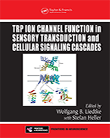Cover of TRP Ion Channel Function in Sensory Transduction and Cellular Signaling Cascades