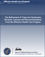 Cover of The Refinement of Topics for Systematic Reviews