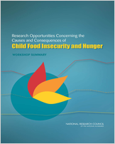 Cover of Research Opportunities Concerning the Causes and Consequences of Child Food Insecurity and Hunger