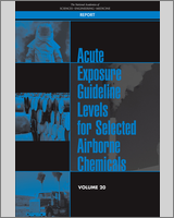 Cover of Acute Exposure Guideline Levels for Selected Airborne Chemicals