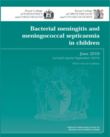 Cover of Bacterial Meningitis and Meningococcal Septicaemia