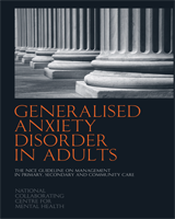 Cover of Generalised Anxiety Disorder in Adults