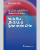 Cover of Public Health Ethics: Cases Spanning the Globe