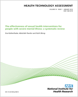 Cover of The Clinical Effectiveness and Cost-Effectiveness of Exercise Referral Schemes: A Systematic Review and Economic Evaluation