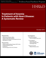 Cover of Treatment of Anemia in Patients with Heart Disease: A Systematic Review