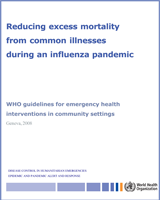 Cover of Reducing Excess Mortality from Common Illnesses During an Influenza Pandemic