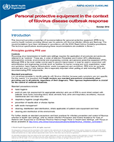 Cover of Personal Protective Equipment in the Context of Filovirus Disease Outbreak Response