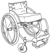 Fig. 1.9. Wheelchair suitable for indoor and outdoor use.