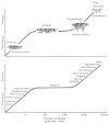 FIGURE 4-1. The logarithmic plot of vitamin A intake is depicted as a function of the biological response of man and animals in terms of deficiency, normalcy, and toxicity.