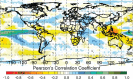 FIGURE WO-12. Summary correlation map between monthly NINO3.4 SST and rainfall anomalies, 1979–2008.