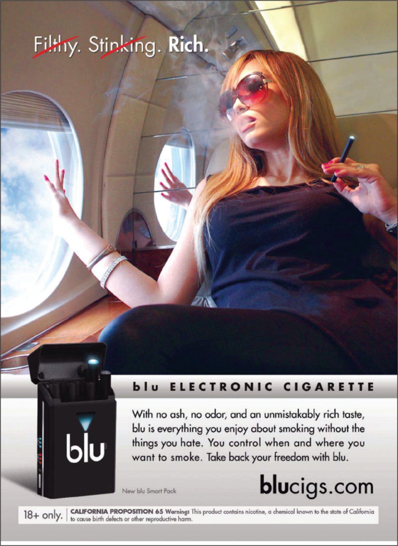 blu e cig ad