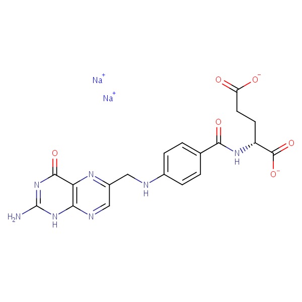 Folate chemical structure