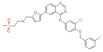 Lapatinib Chemical Structure