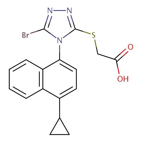 Lesinurad chemical structure