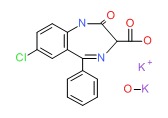 Clorazepate chemical structure