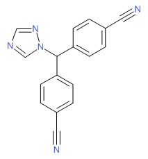 Letrozole Chemical Structure