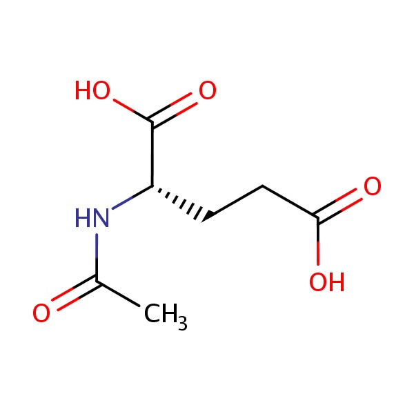 N-acetylglutamate structure