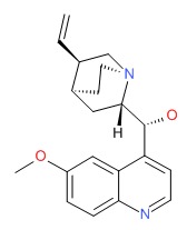 Chemical Structure for Quinine