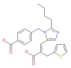 Chemical Structure for Eprosartan