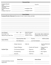 Example of an accident report form with sections for personal data and event details.