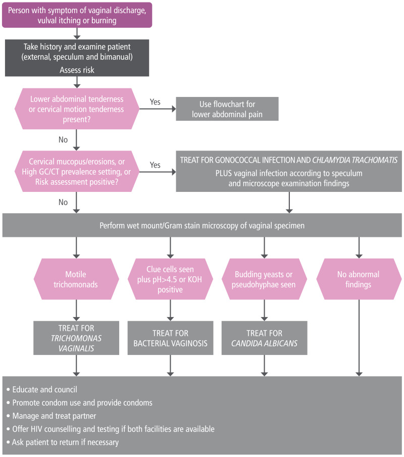 1 Guidelines for management of patients with abnormal vaginal