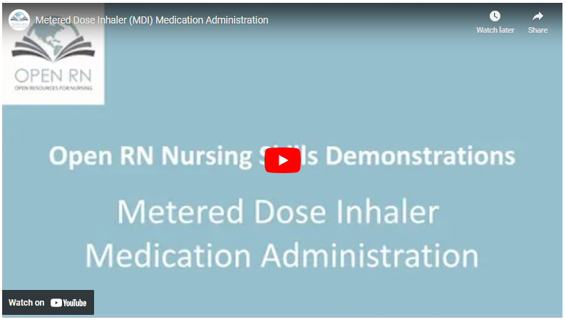 Chapter 16 Administration of Medications Via Other Routes - Nursing Skills  - NCBI Bookshelf