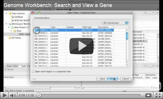 Basic Features of Genome Workbench