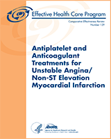 Cover of Antiplatelet and Anticoagulant Treatments for Unstable Angina/Non–ST Elevation Myocardial Infarction