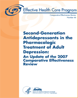 Cover of Second-Generation Antidepressants in the Pharmacologic Treatment of Adult Depression