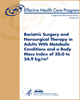 Cover of Bariatric Surgery and Nonsurgical Therapy in Adults With Metabolic Conditions and a Body Mass Index of 30.0 to 34.9 kg/m2