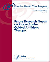 Cover of Future Research Needs on Procalcitonin-Guided Antibiotic Therapy