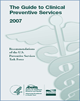 Cover of The Guide to Clinical Preventive Services 2007