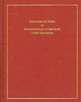 Cover of International Code of Nomenclature of Bacteria