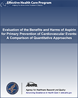 Cover of Evaluation of the Benefits and Harms of Aspirin for Primary Prevention of Cardiovascular Events