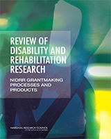 Cover of Review of Disability and Rehabilitation Research