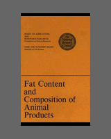 Cover of Fat Content and Composition of Animal Products