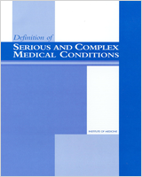 Cover of Definition of Serious and Complex Medical Conditions