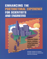 Cover of Enhancing the Postdoctoral Experience for Scientists and Engineers