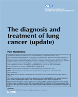 Cover of The Diagnosis and Treatment of Lung Cancer (Update)