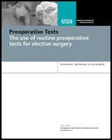 Cover of Preoperative Tests