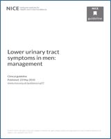 Cover of Lower urinary tract symptoms in men: management