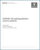Cover of COVID-19 rapid guideline: severe asthma